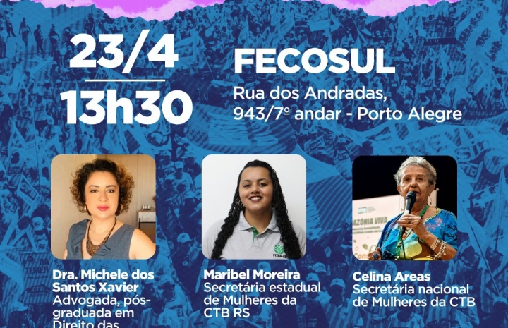 CARD mulheres CTB - Foto da Notcia Encontro Estadual das Mulheres da CTB RS